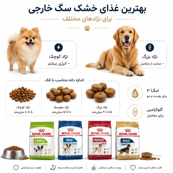 بهترین غذای خشک سگ خارجی