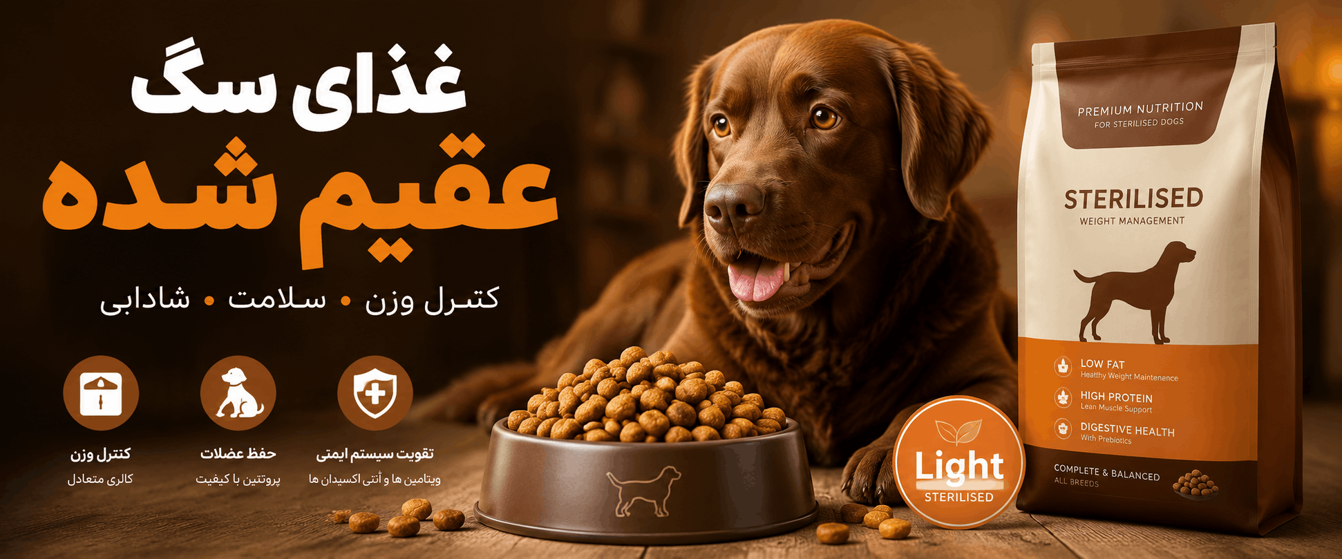 بهترین غذای سگ عقیم شده چیست؟